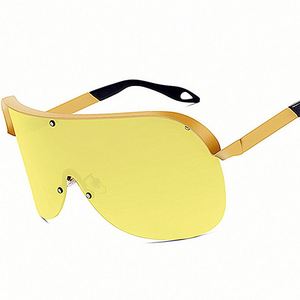 Novedades 2022, Gafas de Sol Modernas para Hombre y Mujer, Protección Contra el Viento, UV400, Gafas de Sol de Gran Tamaño - Product Image 5