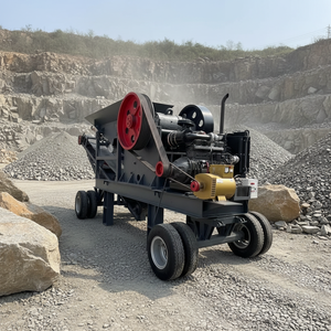 Équipement de concassage de roche industriel à haute efficacité, concasseur à mâchoires mobile - Product Image 3