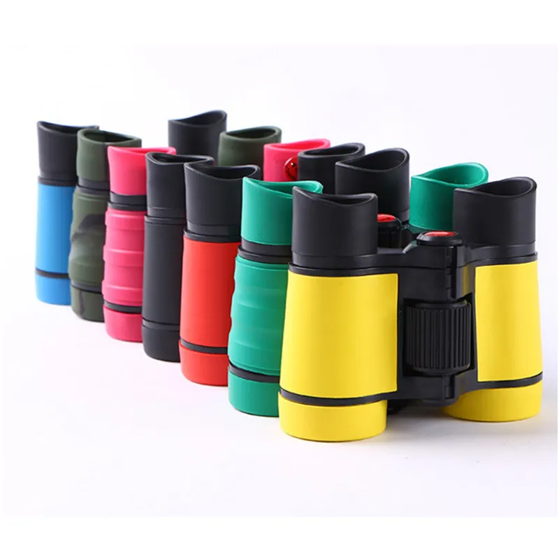 OEM CE&Rosh 4X30 Children's Telescope Promotion Plastic Toy Binoculars for Kids
