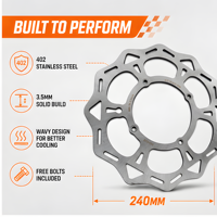 Disque de frein avant et arrière de 240 mm 220 mm pour KTM SX XC 85 105 2021-2023 2024 2025 Accessoires de moto tout-terrain
