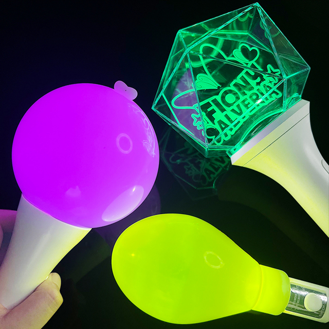 Longstargift LED Glow Light Stick-Multi-color ABS Material Custom Logo Option Indoor/Outdoor Use CE RoHS Certified