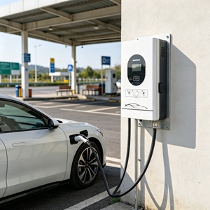 Space <strong>Saving</strong> for Basement Parking Garage OCPP Wall Mounted DC Charger EV Charging Pile - Product Image 1