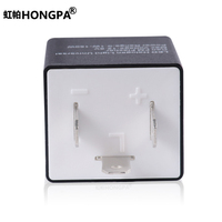 12V Universal motocicleta coche accesorios 3 pines 0,1-150W puede FM respuesta ajustable intermitente