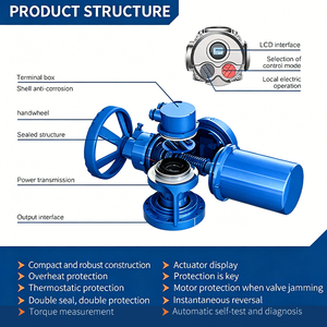 Actuador Eléctrico de Giro Parcial Tipo On-Off, Hermético, a Prueba de Polvo y Corrosión, para Automatización de Edificios e Industria Naval - Product Image 5