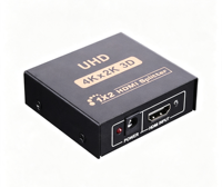 Penjualan Langsung Pabrik Buatan China Splitter 1-in-2-out 1x2 HDMI Splitter dengan Layar Terpisah 4K