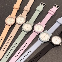 Nouvelle Montre à Quartz Tendance pour Femmes et Filles, Affichage Numérique Coloré, Cadran Chat, Bracelet en Silicone Confortable, Étanche, Vente en Gros