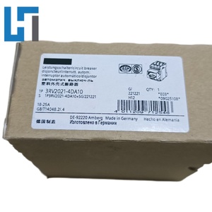 โมดูลเบรกเกอร์ป้องกันมอเตอร์แบบใหม่ รุ่น 3RV2021-4DA10 ตัวควบคุมการเขียนโปรแกรม PLC 3RV20214DA10 มีสินค้าในสต็อก - Product Image 1