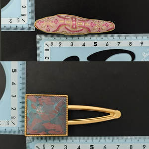 Ensemble de boucles d'oreilles en brocart de chanson en soie artisanale chinoise Accessoires élégants d'inspiration orientale - Product Image 5