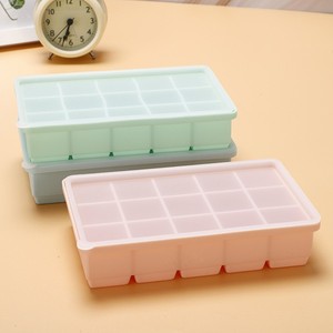 Silicone <strong>Ice</strong> <strong>Cube</strong> <strong>Trays</strong> Easy Release <strong>15</strong> Caves Silicone <strong>Ice</strong> <strong>Cube</strong> Molds With Removable Lid Reusable Freezer <strong>Ice</strong> <strong>Trays</strong> Stackable - Product Image 2