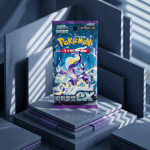 Boîte de boosters Card Scarlet Violet Violet EX version coréenne pour TCG, neuve, pour paquet de boosters non ouvert, pour la chasse aux cartes rares - Product Image 1