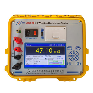 0.001-20K Transformer Winding Resistance Tester 20A 6-Gear Current 0.1 Resolution LCD Data Storage & Print 0.2% Accuracy - Product Image 4