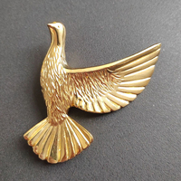 Poignée de meuble vintage en laiton massif en forme de colombe, bouton créatif en forme d'oiseau pour tiroir, armoire, placard, décoration de meubles