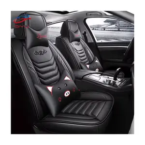 QIYU Factory, 1 pieza, Protector de cojín transpirable duradero Universal, funda de asiento de coche completa de cuero PU de lujo para Tiguan Camry A3 A4