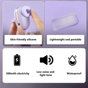 2-in-1 G-Spot Clitoris and Nipple Sucker <b>Vibrators</b> with Silicone+ABS Material STELLAR PATH Brand for Women - Product Image 5