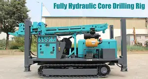300 400 500 Meters Geological Soil Rock Sampling Drilling Rig Hydraulic Deep Core Drilling Rig Machine For Sale