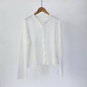 Vêtements de créateur Marques célèbres pour femmes Pull tricoté à manches longues en jacquard de style français Ecran solaire à la mode - Product Image 1