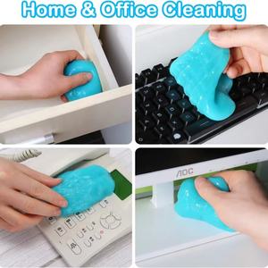 Accessoires de nettoyage de voiture, éliminer la poussière sans toucher les mains, gel de nettoyage de haute qualité pour les espaces étroits, nettoyage du clavier, poussière - Product Image 5