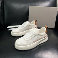 Sneakers décontractées pour hommes en cuir multicolores BC, style designer de haute qualité, antidérapantes, plateforme épaisse, chaussures de marche