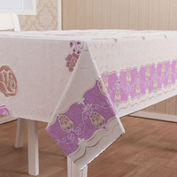 Nappe en dentelle imprimée, design moderne, pour la maison et l'hôtel, nappe en PVC