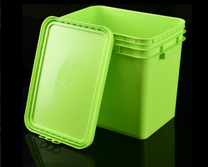 Nhà Máy Trực Tiếp Bán Nóng 2 5 <span class=keywords><strong>8</strong></span> 10 15 18 20 L Pp Chất Liệu Tùy Chỉnh Màu Trắng Vuông Xô Nhựa Cho Sơn - Product Image 6