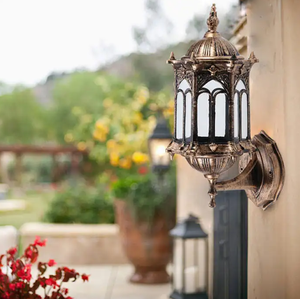 Appliques murales de jardin vintage en aluminium étanche appliques murales à led applique extérieure moderne lampe extérieure - Product Image 1