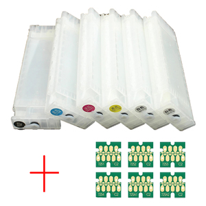 <span class=keywords><strong>Cartouche</strong></span> rechargeable vide de 700 ml T7251-T7254 T725A avec puce à usage unique pour <span class=keywords><strong>Epson</strong></span> SureColor F2000 <span class=keywords><strong>2100</strong></span> - Product Image 4