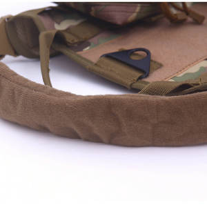 Gilet tattico impermeabile imbracatura per cani di media taglia da esterno camuffamento per cani in Nylon borsa per gilet tattico con cerniera - Product Image 5