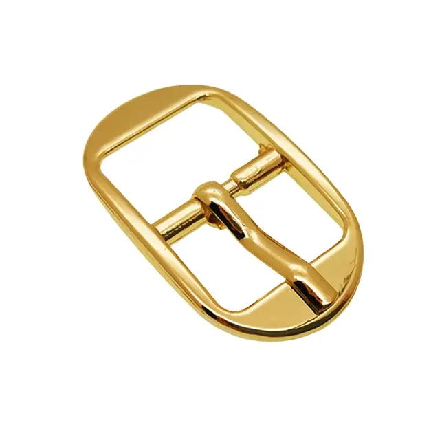 TANAI Custom high quality metal small golden color pin belt buckles shoes buckle