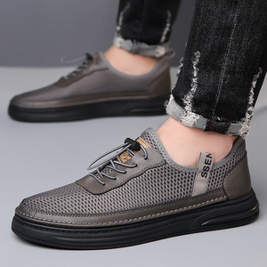 Zapatos Casuales de Verano para Hombre, de Malla, Sin Cordones, Punta Redonda, Transpirables, con Suela de Goma, Ligeros, para Caminar, con Logotipo en la Lengüeta - Product Image 2