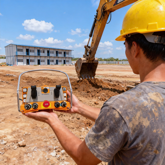 Dual Joystick Metal Industrial Crane Remote Control/Industrial Waterproof Wireless Remote Control/Proportional Remote Controller