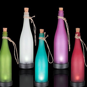 Solar <b>Bottle</b> Lamp Led Outdoor Decorative Light Hanging Portable <b>Plastic</b> <b>Wine</b> <b>Bottle</b> Garden Patio Light - Product Image 1