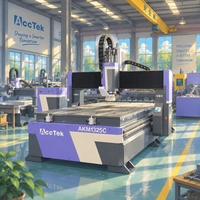 Machine de découpe CNC ATC 1325 haute précision avec changeur d'outils automatique pour bois, MDF et acrylique – Fournisseur d'usine