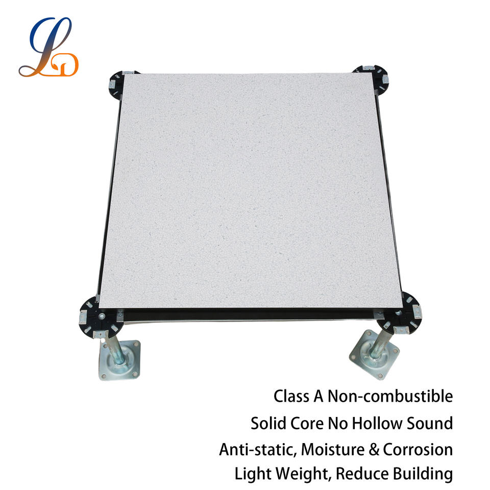 Calcium Sulfate Raised Floor, High Load Bearing, Class a Fireproof, PVC ...