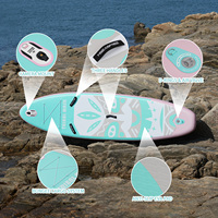 BSCI OEM vente en gros personnalisé compact sup board longboard planche de surf wakeboard tour wake surf planches de surf en carbone