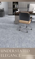 Kommerzielle wasserdichte Luxus Hotel Office Polypropylen Teppich fliesen mit PVC Backing Puzzle Pattern Nylon Material für den Heimgebrauch