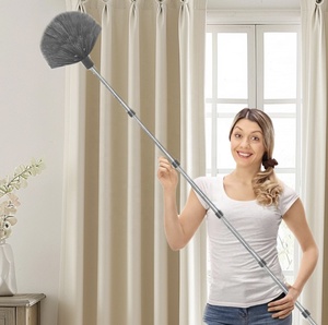 Produits ménagers HYRA, plumeau <span class=keywords><strong>à</strong></span> long manche en microfibre pour nettoyer les étagères, les murs et les fenêtres - Product Image 4