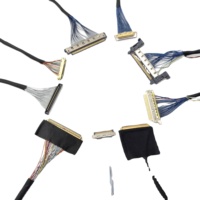 Câble LVDS 30/40 broches avec gaine en PVC pour écran LCD de téléviseur, idéal pour l'électronique (d'usine)