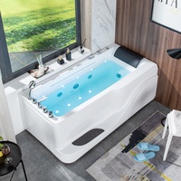 Baignoire domestique pour petit appartement, nouveau style, pour adulte, une personne, avec massage à bulles, chauffage à température constante haut de gamme