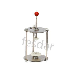 แผ่นสำหรับตัดแต่งตัวอย่างดินทรงกลมสำหรับอุปกรณ์ทดสอบการบีบอัดแบบสามแกนและไม่จำกัด - Product Image 1