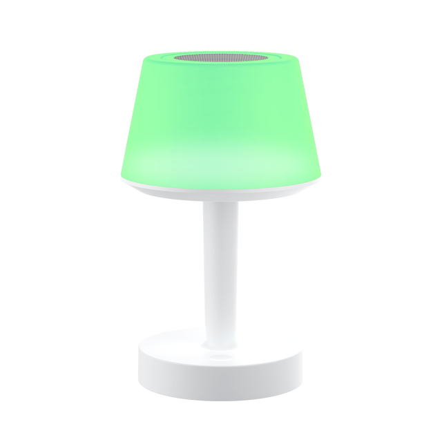 7 RGB Colorful Lights Table Lamp Blue Tooth Speaker Bedside LED Night Light Music Player Loud Wireless Speaker