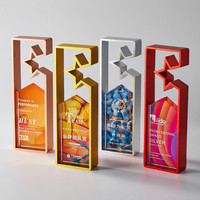 Trophées en métal et cristal créatifs 2026 – Nouveaux styles variés, récompenses en métal, cristal et verre pour événements sportifs, souvenirs et cadeaux