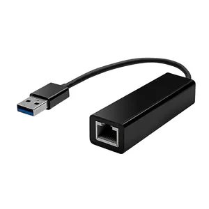USB a RJ45 Ethernet conector hembra adaptador USB el apoyo de 10/100/1000MHz