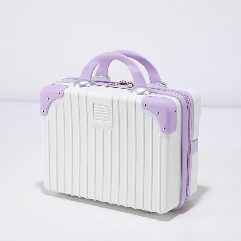 Version double coin 14 pouces (blanc avec protections d'angle violettes)