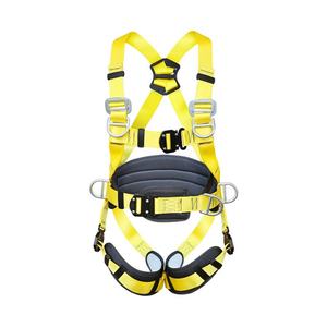 เข็มขัดนิรภัยสำหรับงานก่อสร้างกลางแจ้งแบบห้าจุด ทำจากโพลีเอสเตอร์ สำหรับงานบนที่สูง ทำความสะอาดผนังภายนอก ป้องกันการตก - Product Image 1