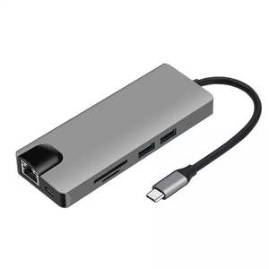 Hot bán Type-<span class=keywords><strong>C</strong></span> Splitter HD TV 4K <span class=keywords><strong>Thunderbolt</strong></span> 3 Docking Station máy tính xách tay <span class=keywords><strong>Adapter</strong></span> <span class=keywords><strong>USB</strong></span> <span class=keywords><strong>C</strong></span> HUB - Product Image 1