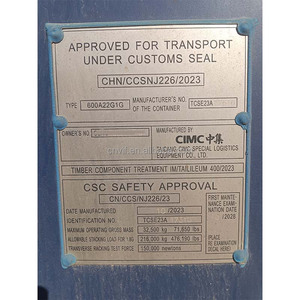 Contenedor Seco de 20' de Uso Pesado |   Certificado por CSC |   Contenedor de segunda mano del puerto de China - Product Image 6