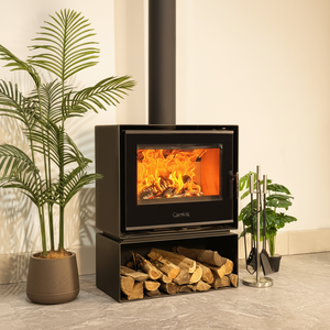 Estufa <span class=keywords><strong>de</strong></span> <span class=keywords><strong>Leña</strong></span> Nórdica Sencilla <span class=keywords><strong>de</strong></span> Acero al Carbono para Interiores, Equipo <span class=keywords><strong>de</strong></span> Calefacción para Casas <span class=keywords><strong>de</strong></span> Huéspedes y Hostales - Product Image 5