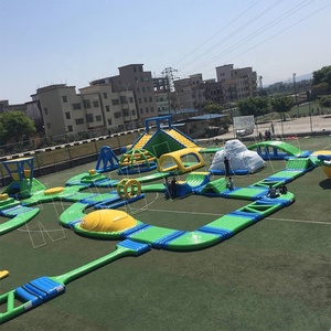 Nouveau trampoline aquatique gonflable commercial Leap Factory en PVC, grand modèle pour parc, pour adultes, pour eau de <span class=keywords><strong>mer</strong></span>, équipement d'amusement pour parc aquatique flottant - Product Image 3