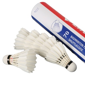 Lanzadera de bádminton Lingmei70, pluma de <span class=keywords><strong>ganso</strong></span>, gran oferta, <span class=keywords><strong>2023</strong></span> - Product Image 1