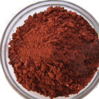 Oxyde de fer Pigment Factory Supplies Red 130 120 190 Poudre de trioxyde de fer rouge